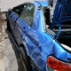 Illustration for article titled Subaru STI Hits Two Trees At Speed, Flips Twice, Everyone Survives!